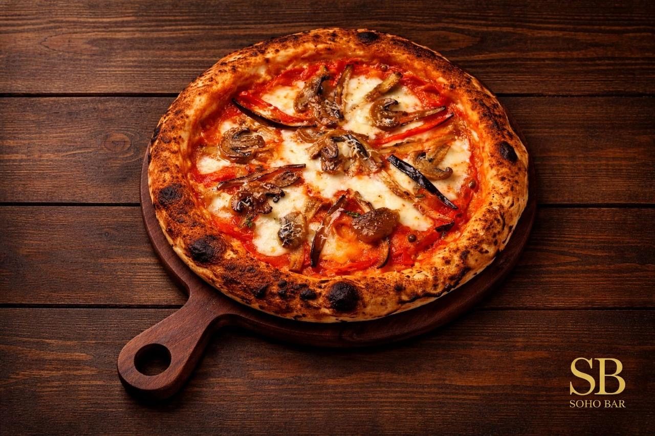 Wood-fired pizza