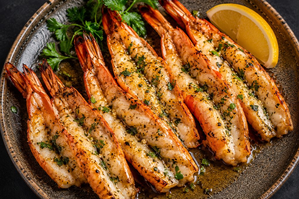 Roasted shrimp