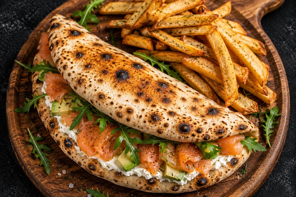 Pannuozzo al salmone