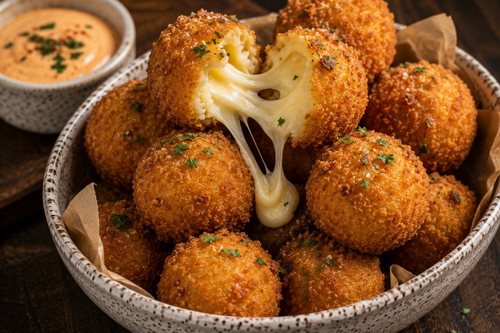 Fried cheese balls